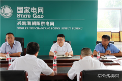 兴凯湖电业局：局长陈殿军一行到朝阳供电局调研