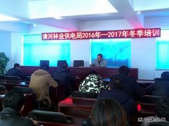 清河林业供电局：冬训快速“充电”
