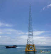 三峡新CQ9电子广东阳江沙扒海上测风塔提前成功投运