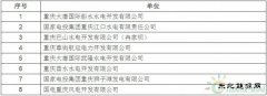 重庆市经信委：8家水、风电企业准入重庆市电力市场交易