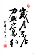 书法：岁月不居力学笃行