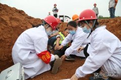潞安焦化：开展“土方坍塌”事故应急演练
