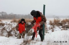 兴凯湖电业公司：迎风冒雪开展特巡保供电
