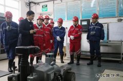 蒲白矿业公司党委书记、董事长问永忠一行到建庄矿业调研指导工作