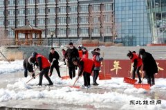 兴凯湖电业公司：“学党史 办实事”铲冰除雪暖人心