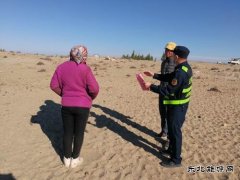 阿勒泰执法支队哈巴河执法大队：服务群众“送法进牧民”