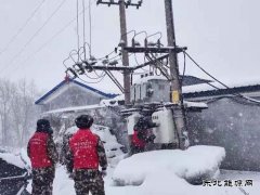 战暴雪、保供电—集贤县供电公司在行动