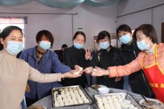 蒲白矿业技校联合党委：冬至饺子情意浓 “温情饺子”暖人心