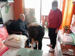 蒲白马南社区：高龄复审我帮您  关爱老人暖民心