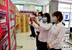 牡丹江水电总厂：举办“奋进崭新征程 喜迎二十大”图片书画展