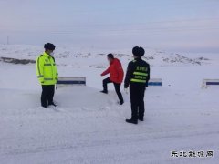阿勒泰执法支队哈巴河执法大队：开展联合巡查 确保交通安全