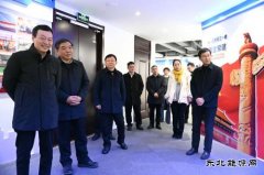 江西省政协副主席、民盟省委会主委辜清到江西建工一建调研
