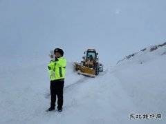阿勒泰执法支队哈巴河执法大队：战风雪 保畅通 护平安