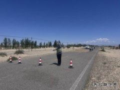 哈巴河执法大队：开展抗击风吹沙自然灾害应急处置演练活动