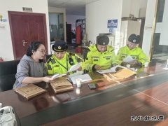 北屯执法大队开展大件运输车辆“双随机、一公开”执法检查工作
